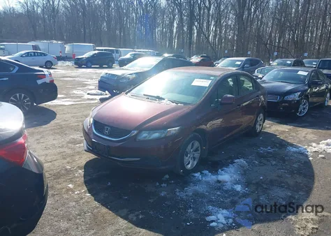 2013 Honda Civic Lx from USA, damaged, VIN 2HGFB2F52DH600024